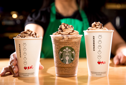 Hot chocolate Starbucks drinks